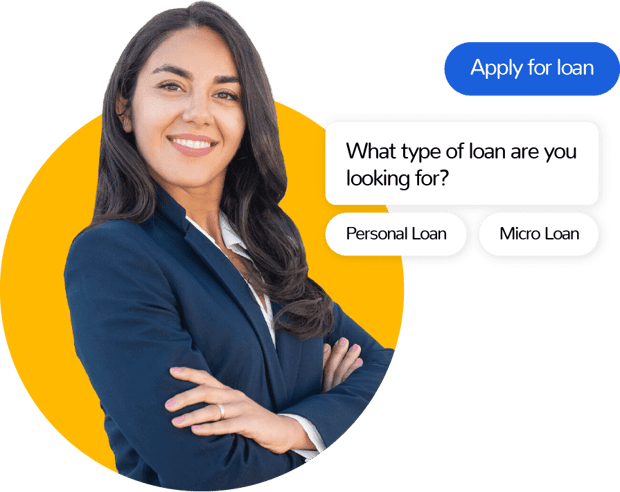 Apply for a loan chat response 